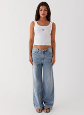 Signature Tank Top - Plain White